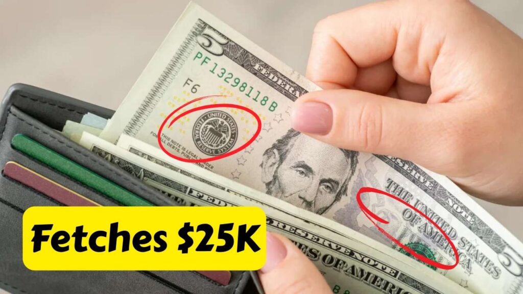 Double Serial Number $5 Bill Found in Tip Jar Fetches $25K at Auction