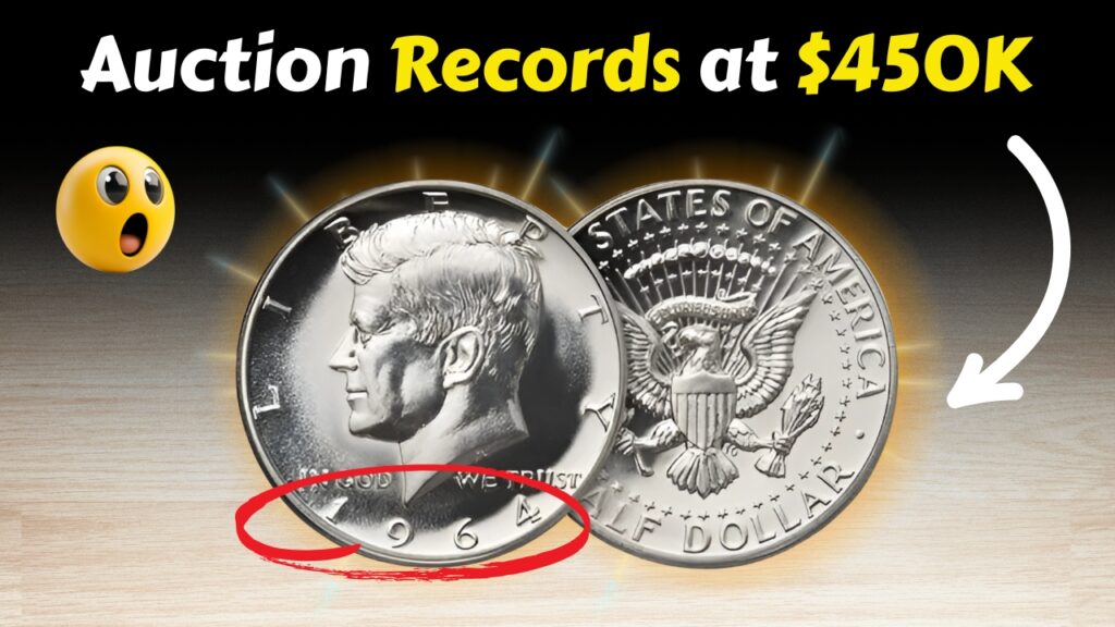 Kennedy Half Dollar Found in Junk Drawer Breaks Auction Records at $450K