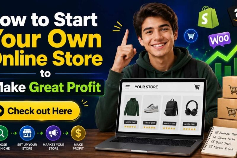 How to Start Your Own Online Store to Make Great Profit Check out Here