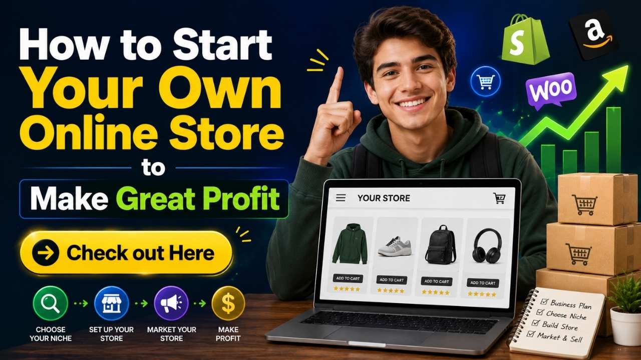 How to Start Your Own Online Store to Make Great Profit Check out Here