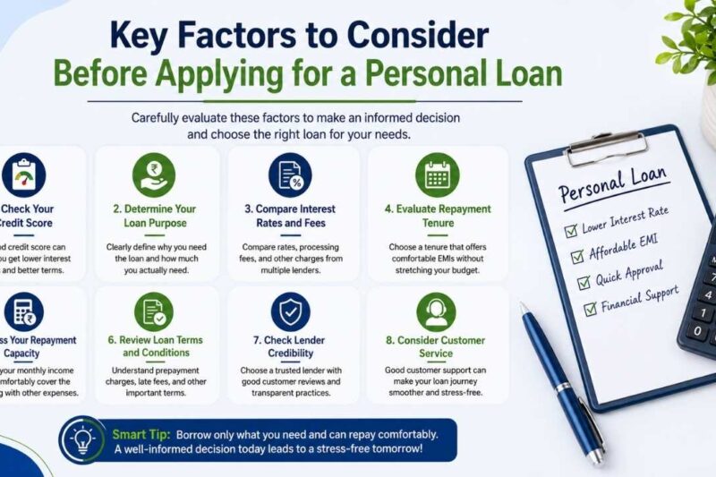 Key Factors to Consider Before Applying for a Personal Loan