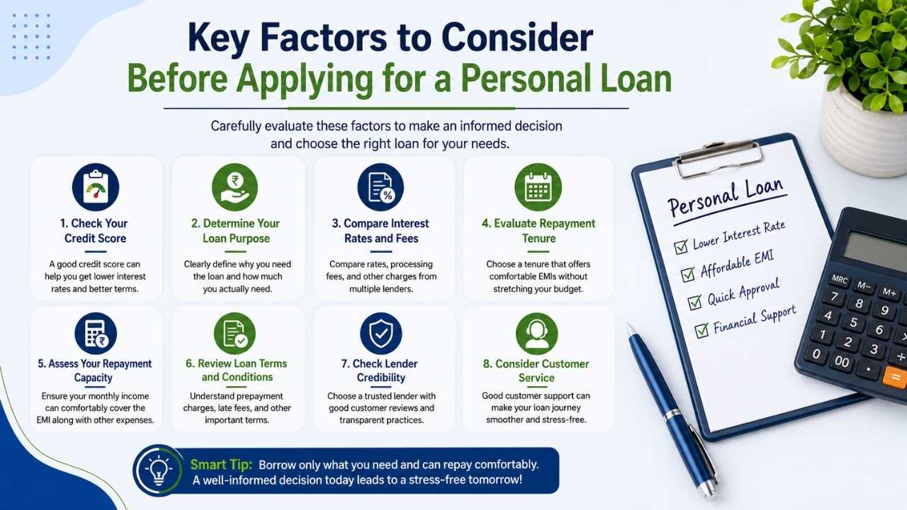 Key Factors to Consider Before Applying for a Personal Loan