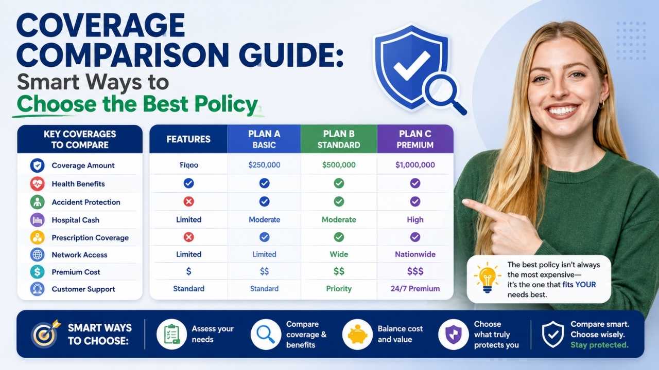 Coverage Comparison Guide: Smart Ways to Choose the Best Policy